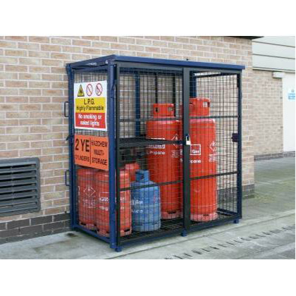 Fold Away Gas Cage | Langtons (Northallerton) Ltd - Steel Fabricators